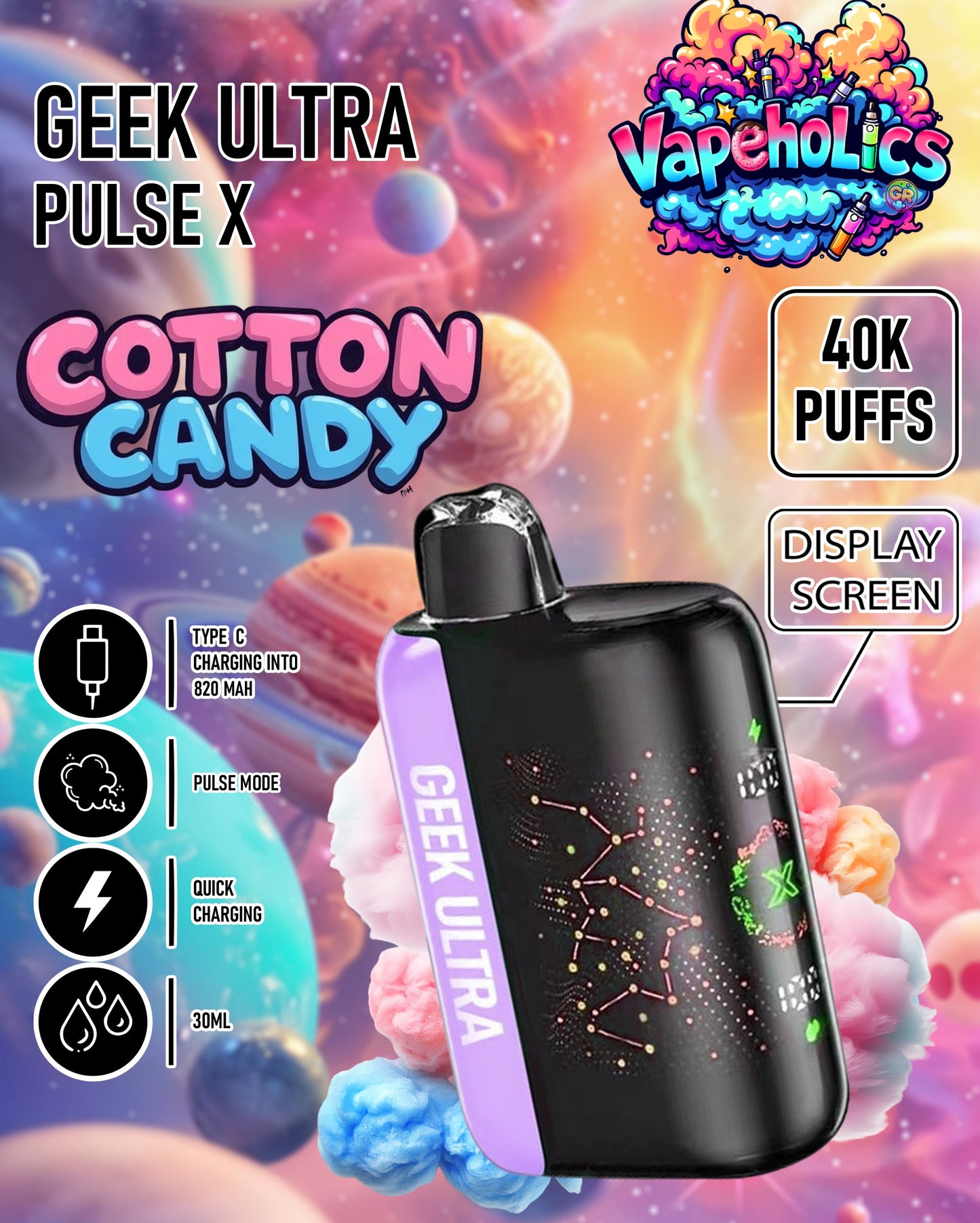 COTTON CANDY - 40.000 PUFFS