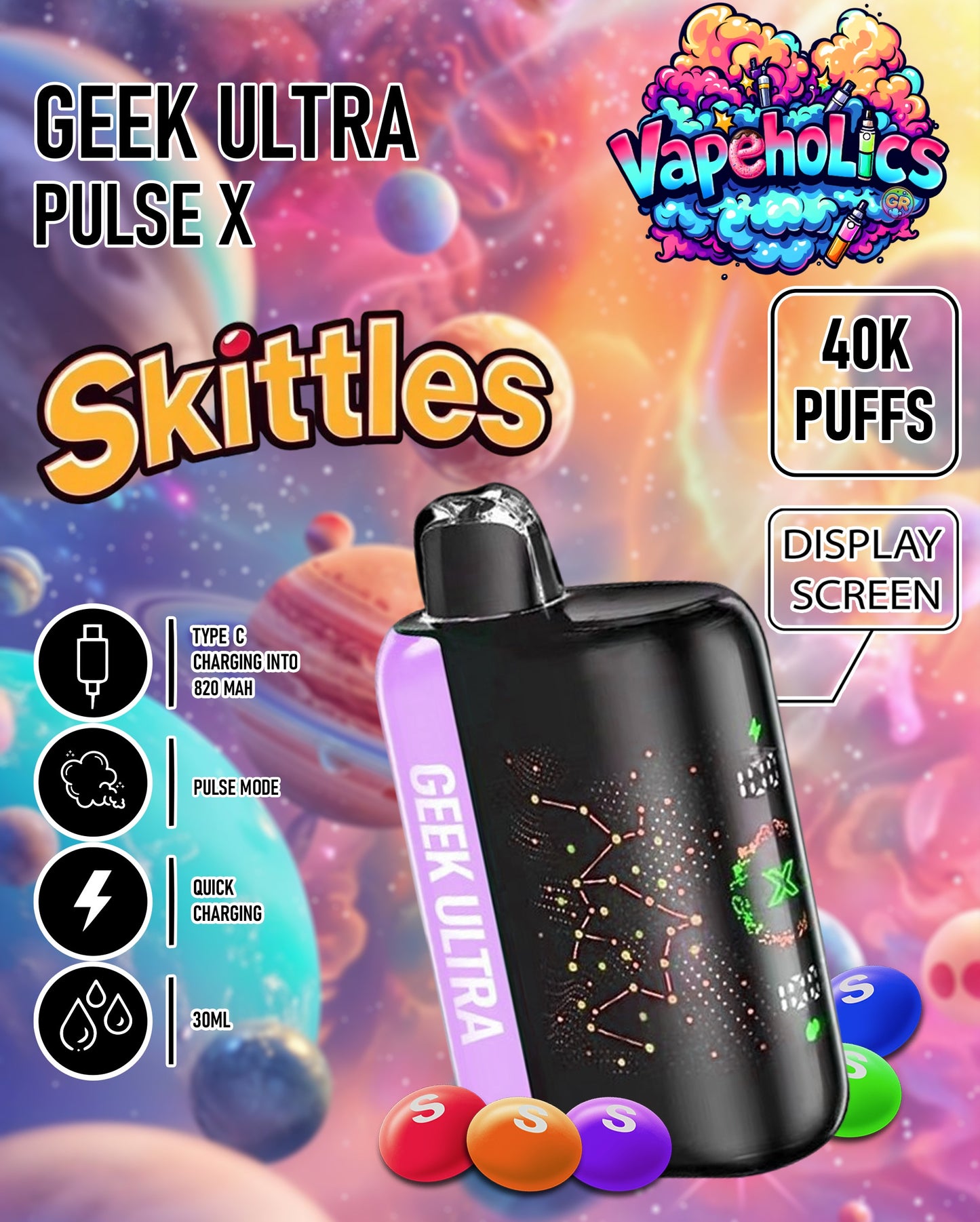 SKITTLES - 40.000 PUFFS