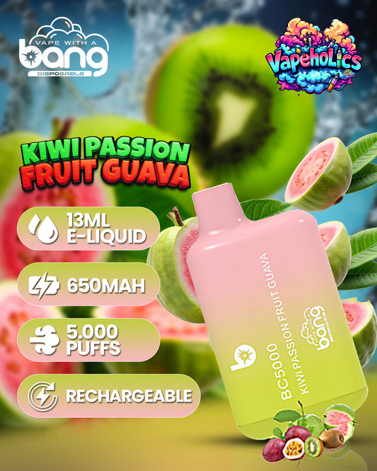 KIWI PASSION FRUIT GUAVA - 5.000 PUFFS
