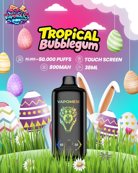 TROPICAL BUBBLEGUM  - 50.000 PUFFS