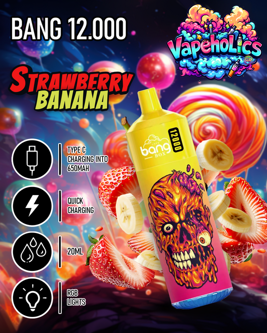 2% STRAWBERRY BANANA - 12.000 PUFFS - My Store