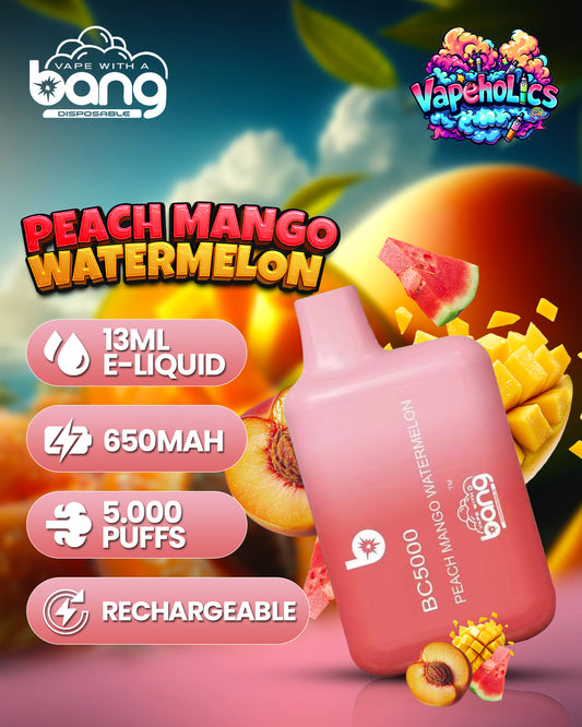 PEACH MANGO WATERMELON - 5.000 PUFFS