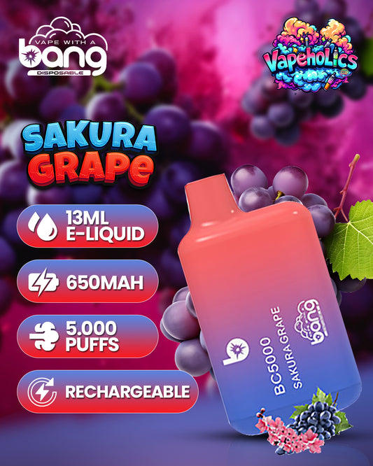 SAKURA GRAPE - 5.000 PUFFS