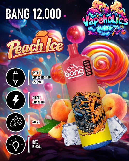PEACH ICE - 12.000 PUFFS