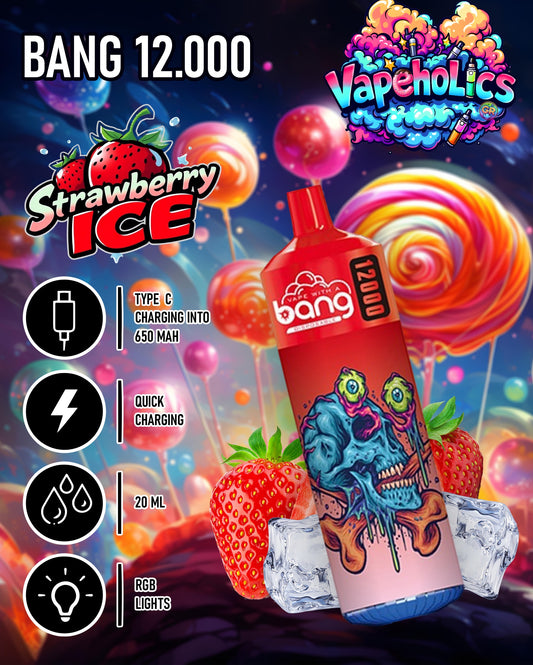 STRAWBERRY ICE - 12.000 PUFFS