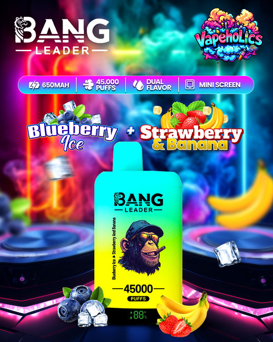 2% BLUEBERRY ICE + STRAWBERRY BANANA - 45.000 PUFFS - My Store